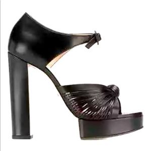 EUC Gucci Crawford Black Platform Heel! 39.5 fit US 8.5 perfect, sexy & comfy!